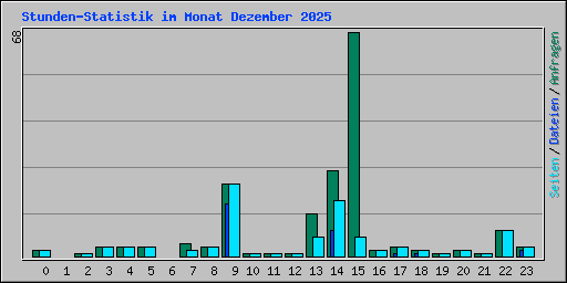 Stunden-Statistik im Monat Dezember 2025