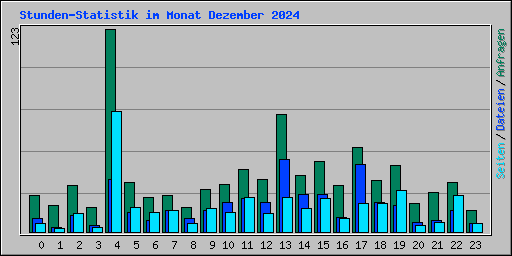 Stunden-Statistik im Monat Dezember 2024